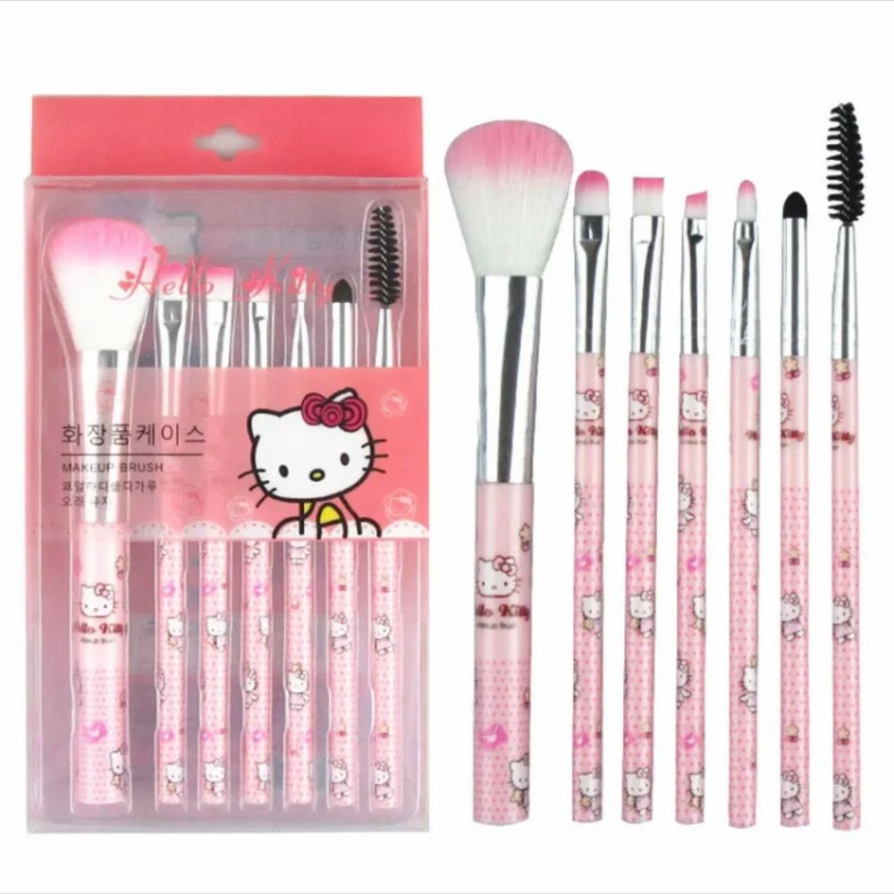 #HK-2065 Sanrio Makeup Brush Set Hello Kitty Anime Fashion